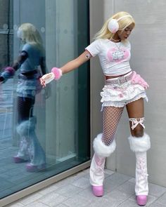 I T G I R L cute black girl aesthetic Pink Girly Outfits Y2k, Y2k Fashion Pink Baddie, Pink Streetwear Outfit Aesthetic, Aliyahcore Outfits Pink, Casual Drag Outfits, Kawaii Rave Outfit, Aliahya Core Outfits, Kawaii Y2k Outfits, Kali Uchis Outfits Concert Ideas