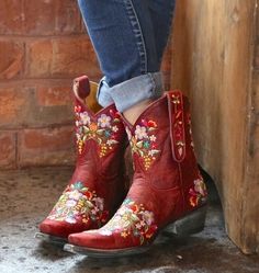 Shop the Old Gringo Sora Red Boot L841-9 at Rivertrail Mercantile. Enjoy fast and free shipping on all Old Gringo Sora style boots for women. Embroidered Boots For Spring Festivals, Spring Festival Embroidered Boots, Red Casual Boots For Festival, Casual Red Boots For Festival, Bohemian Mid-calf Boots With Round Toe For Fall, Red Bohemian Boots For Fall, Embroidered Mid-calf Boots With Round Toe For Fall, Western Style Embroidered Boots For Festival, Western Embroidered Boots For Festivals