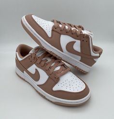 Brown Dunk Lows, Nike Low Rise Shoes, Nike Dunk Brown, Nike Dunk Low Brown, Brown Dunks, Dunk Shoes