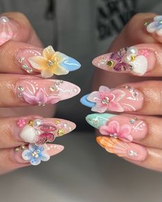 Flower Aesthetic Nails, Nail Designs Girly, Harper Core, Nail Art Bow, Bow Nail Designs, Yeri Mua, Bow Nail Art, Aesthetic Jewellery, Nails Inspired