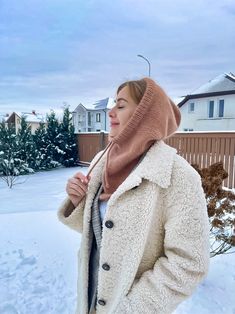 Wool balaclava Fluffy hood is the trend of 2022/2023 This is a handy accessory that won't ruin your hair and keep you warm in cold weather. You will be comfortable and comfortable. Mink yarn is very warm and pleasant. One size fits all  Fits most head sizes from 20 to 24 inches (56-60 cm). Balaclava color  REDDISH BROWN -48   You can order it in any other size or color. Various colors in the attached file.      PLEASE NOTE: Actual colors may slightly differ depending on your computer monitor! On order within 7-14 days. ▬ Material: mink wool and angora yarn. ▬ CARE ▬ Hand or delicate wash only at 30 o with shampoo, dry on a flat surface. All items are pre-washed. ▬ DELIVERY Gift wrap Dispatch within 1-3 business days Express delivery possible * USA: 7-21 business days. * Europe: 7-14 busine Solid Balaclava For Fall Cold Weather, Casual Balaclava With Detachable Hood For Winter, Solid Balaclava For Cold Weather In Fall, Fall Balaclava For Cold Weather, Casual Balaclava For Fall, Casual Solid Balaclava For Fall, Casual Solid Color Balaclava For Fall, Cozy Balaclava For Winter Outdoors, Hooded Balaclava For Cold Winter Weather