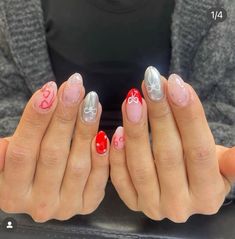 Adorable Nails, Coquette Nails, Nails Inspired, 2024 Nails, Different Nail Designs, Aesthetic Nails, Seasonal Nails, Crazy Nails