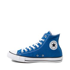 Converse Chuck Taylor All Star Hi Sneaker - Snorkel Blue | Journeys High Sneakers Women, Best Shoes For Women, Cool Converse, Shoe Tips, Snorkel Blue, Color Converse, Royal Blue Shoes, Converse Shoes Womens, Blue Converse