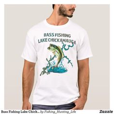 Bass Fishing Lake Chickamauga T-Shirt #lakechickamauga #fishigthechick #fishinglakechickamauga #basstournaments #2019basstournament #bigbasssplash #bassfishing #fishinglife #fishingfamily #zazzle Astronaut Basketball, Bass Fishing Shirts, Fly Fishing Shirts, Funny Fish, Fishing Lake, Bass Fishing Tips, Fly Fishing Flies Trout, Funny Beer, Fishing Quotes