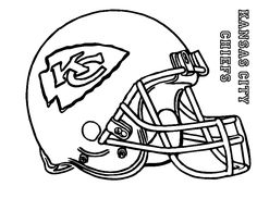 a football helmet with the kansas chiefs logo on it and an inscription that reads,