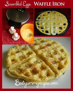 homemade waffle iron recipe for breakfast or brunch