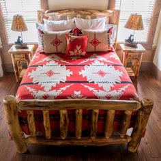 Southwest Red Desert Plush Blanket Southwest Bedroom Ideas, Southwest Bedding, Southwest Bedroom, Bedding Red, Beacon Blanket, Western Pillows, Rustic Blankets, Sunbrella Pillows, Picnic Table Covers