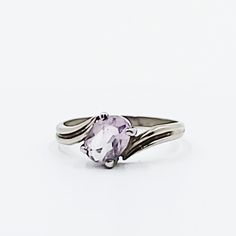 Amethyst Ring 1.5 ct Sterling Silver Band - Elevated Metaphysical Classic Amethyst Birthstone Ring With Accent Stones, Timeless Amethyst Promise Ring, Classic Amethyst Birthstone Ring In White Gold, Timeless Amethyst Gemstone Rings, Classic Amethyst Crystal Ring For Anniversary, Classic Oval Amethyst Ring With Accent Stones, Amethyst Birthstone Ring With Center Stone In White Gold, Classic Amethyst Birthstone Ring For Anniversary, Classic Amethyst Round Cut Birthstone Ring