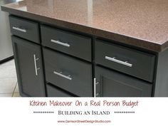 kitchen makeover on a real person's budget building an island