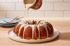 The Easiest Powdered Sugar Icing Recipe You'll Ever Try Powdered Sugar Icing Recipe, Baking With Applesauce, Powdered Sugar Icing, Cinnamon Glaze, Apple Bundt Cake, Lemon Bundt Cake, Homemade Frosting, Spice Cake Mix, Sugar Icing