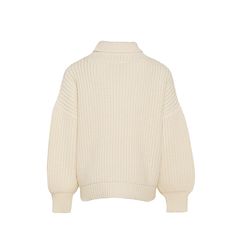 White, wool, honeycomb knit, front logo patch, ribbed trim, turtleneck collar, long sleeves and straight hem. Composition 100% woolComposition: Lana, 100% Kenzo Kids, Classic Italian, Stella Mccartney Kids, Luxury Store, Luxury Shop, Luxury Retail, Label Design, Sweater Shop, Honeycomb