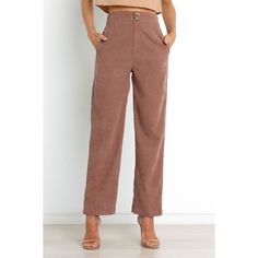 Introducing our Springfield Pant - this stylish workwear staple is made of the highest quality corduroy fabric, making it comfortable and durable. The classic high waisted silhouette has a zipper fly with button close and an elasticised back waistband that lends a perfect fit. Plus, the straight wide leg ensures maximum comfortability in this relaxed fit pant. Whether you dress it up or keep it casual, you'll be sure to make a statement when wearing these pants. Get your hands on them now and ad Comfortable Work Clothes, Mom Pants, Petal And Pup, Work Pants Women, Office Casual Outfit, Fall Pants, Office Outfits Women, Corduroy Fabric, Work Wear Women