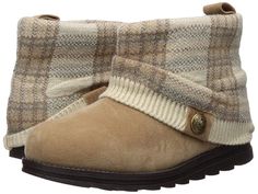 MUK LUKS Women's Patti Boots - Women's Boots : Beige : 100% Polyester and FAUX SUEDE; 100% Acrylic China Machine Wash Durable Sole Closure Type: Slip-On Faux fur lining Knit Overlay Weight of footwear is based on a single item, not a pair. Boots Beige, Wide Width Shoes, Winter Snow Boots, Boots Ankle, Ankle Bootie, Sweater Knit, Dream Clothes, Women's Boots, Button Detail