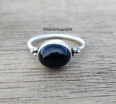 Natural Black Onyx Ring-Handmade Silver Ring-925 Sterling Silver Ring-Black Onyx Designer Ring-Gift for her, all occasion gift , best ring Apart from attracting abundance, it enhances intuition, thereby helping you make quick and better decisions. Black onyx is said to guide people through dreams, introspection, and visions too. Since the gemstone helps ward off negativity and evil eye, it can also protect the business from those who are jealous. Best Ring, Attracting Abundance, Black Onyx Ring, Ring Black, Rings Cool, Pretty Rings, Onyx Ring, Silver Rings Handmade, Ring Fit