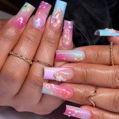 💫 pretty nails for pretty gals 💫 (@alithenailtech) • Instagram photos and videos Pink Nails With Butterfly, Lisa Frank Nails, Nails With Butterfly, Spring Sets, Pastel Pink Nails, Matte Pink Nails, Soft Pink Nails, Acrylic Nails Nude, Pink Nail Colors