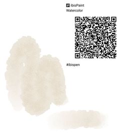 a white background with a qr - code for watercolor