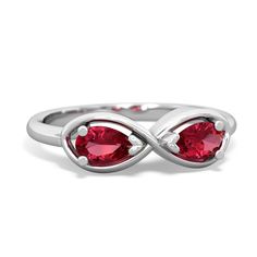 This infinity ring features a pear-cut lab ruby and . Set in timeless 14K White Gold, it can become a keepsake to be handed down from generation to generation. "To see a world in a grain of sand and heaven in a wild flower, hold infinity in the palm of your hand and eternity in an hour." -William Blake. Ruby Set, William Blake, Grain Of Sand, Infinity Ring, Ruby Jewelry, Wild Flower, The Palm, Pear Cut, Pear