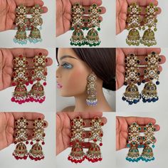 Bollywood Kundan Pearl Jhumka/Jhumka Earrings/Big jhumka/kundan Earrings/Indian earrings/Punjabi/Pakistani Jewelry/Bridal/Indian Wedding Height = 90 mm || Width = 32 mm Jhumki Indo Western Earring Color, shades, texture displayed may slightly vary from the actual product due to digital image limitations. We request you to consider these minor variations. Please expect the possibility of some slight imperfections when buying handmade jewelry. If you have any questions, please contact us. Arrives in gift box. Please let me know if you have any questions. Thank you so much visiting my shop. Bollywood Style Jhumkas With Zari Work For Eid, Bollywood Style Jhumkas For Diwali, Bollywood Style Multicolor Jhumkas For Eid, Anarkali Kundan Jhumkas With Latkans, Bollywood Style Tilla Jhumkas For Eid, Eid Anarkali Kundan Jhumkas, Anarkali Kundan Jhumkas For Diwali, Anarkali Style Kundan Jhumkas For Diwali, Kundan Jhumkas For Eid