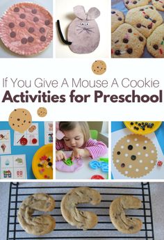 the cover of if you give a mouse a cookie activities for preschool