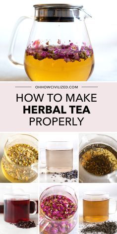 how to make herb tea properly