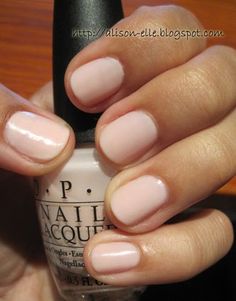 OPI Bubble Bath. I'm very conservative on nail color. Plain beige and french manicure are my favorites. I may get a like crazy this summer....we'll see. Natural Bubble Bath, Opi Bubble Bath, Gel Nails Long, Opi Polish, Wedding Manicure, Bubble Baths, Super Nails, Opi Nail Polish