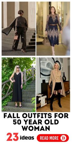 Outfits 50 Year Old Woman, Outfits For 50 Year Old Women, Fall Party Outfit, Fall Chic Outfits, 50 Year Old Woman, Stylish Fall Outfits, Old Dresses, Fall Outfit Ideas, Trendy Fall Outfits