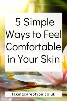 It’s not always easy to be comfortable in your own skin. But with a few simple ways to feel comfortable in your own skin, you can love yourself more each day. Save this pin to always have a guide on how to feel comfortable in your own skin. Comfortable In Your Own Skin, Love Yourself More, Positive Body Image, Fashion And Beauty Tips, Body Confidence, Boost Your Confidence, Wellness Routine, True Self, Body Image