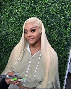 Hairstyle Suggestions, 613 Wigs, Hair Influencer, Colored Hairstyles, Long Weaves, Blonde Barbie, Sew In Wig, Color Wigs