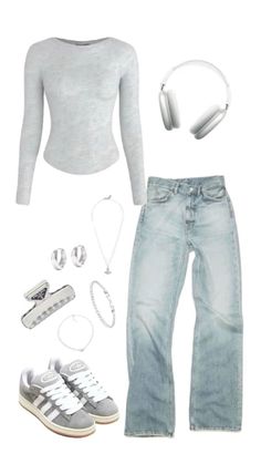 Outfit Campus, Mode Inspo, Back To School Outfits, Basic Outfits