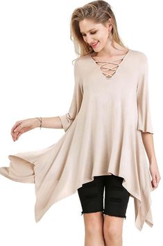 Criss Cross Bell Sleeve Asymmetrical Tunic, Latte Luxury Tunic With Asymmetrical Hem For Spring, Cheap Asymmetrical Casual T-shirt, Spring Luxury Tunic With Asymmetrical Hem, Cheap Stretch Asymmetrical T-shirt, Cheap Asymmetrical Solid Color T-shirt, Brunch Dress, Kimono Jacket, Bohemian Chic, Embroidered Top