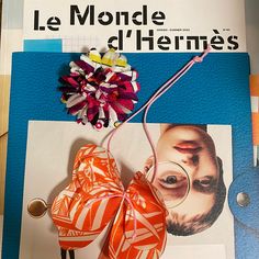 Selling Herms’s Vip Gift Set From Mother’s Day This Year And Last Year. A Bag Charm And A Magnet Made From Hermes Silk. Hermes Catalogue Comes For Free. Hermes Orange, Hermes Silk, Hermes Accessories, A Bag, Mother’s Day, Gift Set, This Year, Magnets, For Free