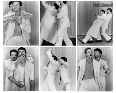 black and white photos of people dancing together