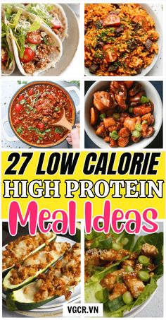 low calorie high protein meal ideas that are easy to make and delicious for the whole family