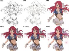 Concept Art Tutorial, Anime Tutorial, Manga Drawing Tutorials, Drawing Process, Anime Drawings Tutorials, Process Art, Digital Art Tutorial, Anime Sketch