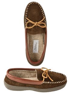 Men's Two-Tone Suede Moccasin Boat Shoes Fashion, Driver Shoes, Vermont Country Store, Women Footwear, Slippers For Men, Moccasins Mens, Suede Moccasins, Boat Shoe, Country Store