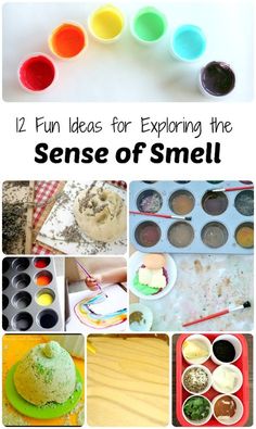 12 fun ideas for exploring the sense of smell in children's art and crafts