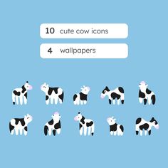 an animal game with cows in the middle and four different numbers on each one side