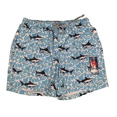 Dive Into Summer Fun With These Vibrant Rainforest Shark Swim Trunks! Featuring A Playful Shark Pattern On A Cool Blue Background, These Trunks Are Perfect For Beach Days, Pool Parties, Or Just Lounging In The Sun. Key Features: Brand: Rainforest Size: Large Color: Blue With Shark Print Material: Comfortable And Quick-Drying Fabric Design: Elastic Waistband With A Secure Drawstring For A Perfect Fit Made In: Bangladesh Sku: 3384 Don’t Miss Out! These Rainforest Shark Swim Trunks Are A Must-Have Blue Short Swimwear For Outdoor, Blue Short Outdoor Swimwear, Blue Beachwear For Outdoor, Blue Beachwear Swimwear For Outdoor, Blue Swimwear For Outdoor Summer Activities, Cool Blue Background, Curated Fashion, Shark Pattern, Shark Print