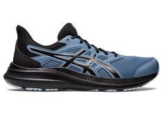 Men's JOLT 4 | Steel Blue/Black | Running Shoes | ASICS Running Shoes Asics, Shoes Asics, Asics Running Shoes, Asics Shoes, Black Running Shoes, Man Running, Dream Shoes, Steel Blue, Running Shoes For Men