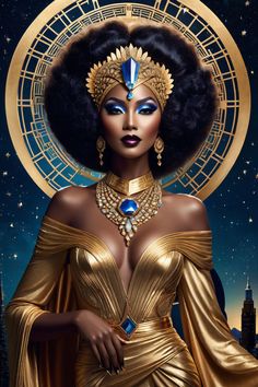 African Crown, African Artifacts, Afrofuturism Art, African Goddess, Goddess Aesthetic, African Women Art