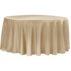 Lamour Satin 132 Round Tablecloth - Champagne Champagne Tablecloth, Champagne Taffeta Tablecloth, White Tablecloth Champagne Napkins, Tablecloth Round Table, Champange Tablecloth, Champagne Sequin Tablecloth, Event Table Settings, 120 Round Tablecloth, Round Tablecloths