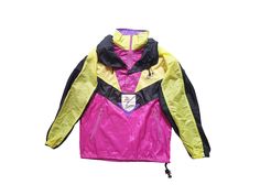 Vintage multicolor hooded color block rain jacket. Very good vintage condition , a little dirty sleeve shown in the last closeup.  Jackets are not washed SIZE tag S Made in Italy  MEASUREMENTS ( taken flat) Length : 66cm / 26" Chest : 57cm / 22.5" Sleeves : 54cm / 21.2" Shoulder to shoulder : 55cm / 21.6" Please compare the measurements with a jacket of yours. For reference we use female model who is: height: 173cm / 5'8" bust: 88cm / 34,5" waist:76cm / 30" hips: 97cm / 38" Vintage items are oft Vintage Color, Size Tag, Color Block, Rain Jacket, Vintage Items, Im Not Perfect, In Italy, Bathing Beauties, Jackets & Coats