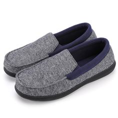 A perfect blend of style and comfort. Memory foam insole offers exceptional cushioning, molding to the shape of your foot for personalized comfort. The closed back design provides added support and stability, ensuring a secure fit. The sturdy rubber sole offers durability and traction, whether you're relaxing at home or stepping out for a quick errand, these slippers will keep you comfortable. Treat your feet to the luxurious experience they deserve with the RockDove Men's SILVADUR Tweed Memory Rubber Shoes, Stepping Out, Men Care, Us Man, Back Design, Moccasins, Size 13, Rubber Sole, Memory Foam