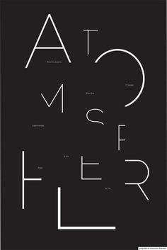 an art poster with the words ater and letters in white on a black background