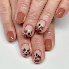 Fall Maple Leaf Press on Nails Short Square Fake Nails With Designs Thanksgiving False Nails Full Cover Stick on Nails Acrylic Autumn Maple Leaves Artificial Nails for Women 24 Pcs Fall Leaves Nail Art, Rusty Nails, Short Fake Nails, Flower Nail Designs, Nails For Women, Fall Leaf