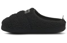 Puma Scuff Sherpa Slippers 'Black' 384943-02 Slippers Black, Black Puma, Slippers Cozy, Casual Slippers, Black Cap, Mens Green, Stylish Sneakers, Mens Navy, Black Logo