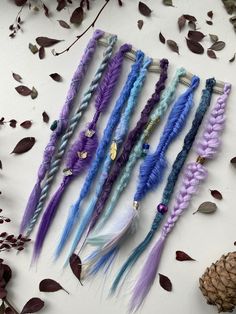 Hair Boho Style, Yarn Dreads, Festival Hair Extensions, Accessories For Hair, Soft Dreads, Faux Dreads