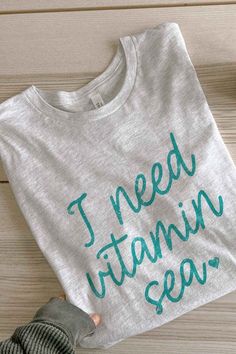 I NEED VITAMIN SEA GRAPHIC TEE / T-SHIRTPREMIUM COTTONUNISEX SIZINGCLASSIC FITBEST OF THE BEST I Need Vitamin Sea, Plus Size Tees, Oversized Graphic Tee, Vitamin Sea, Resort Collection, Puff Sleeve Blouse, Flutter Sleeve Top, Oversized Tee, Winter Accessories