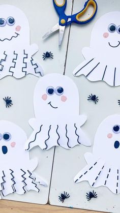 cut out paper octopus craft for kids to make