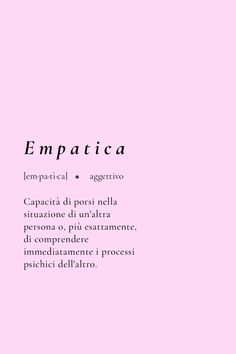 the words empatiicaa are written in black on a pink background